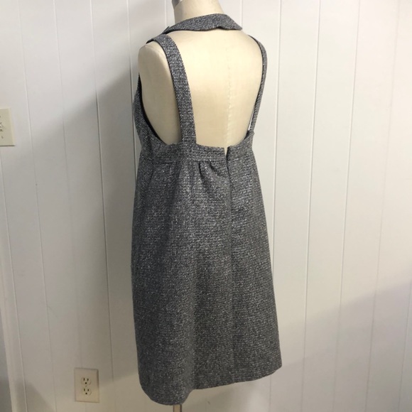 Anna Sui for Target Grey Metallic Shift Dress ❤️ - Picture 4 of 6
